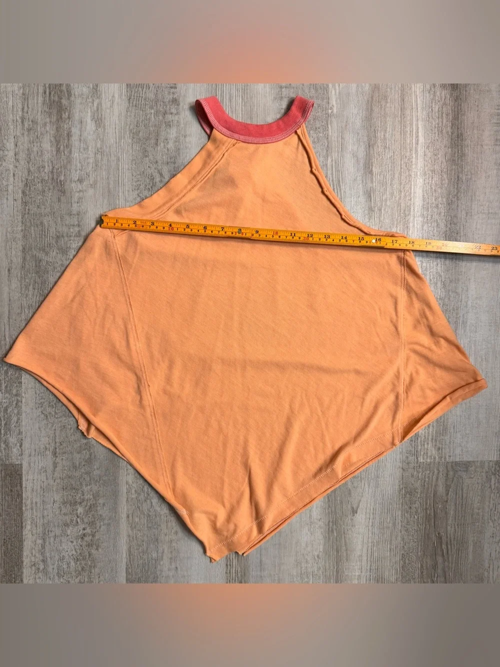 Free People We The Free Orange Twin Peaks Tank Top XS - Picture 5 of 9